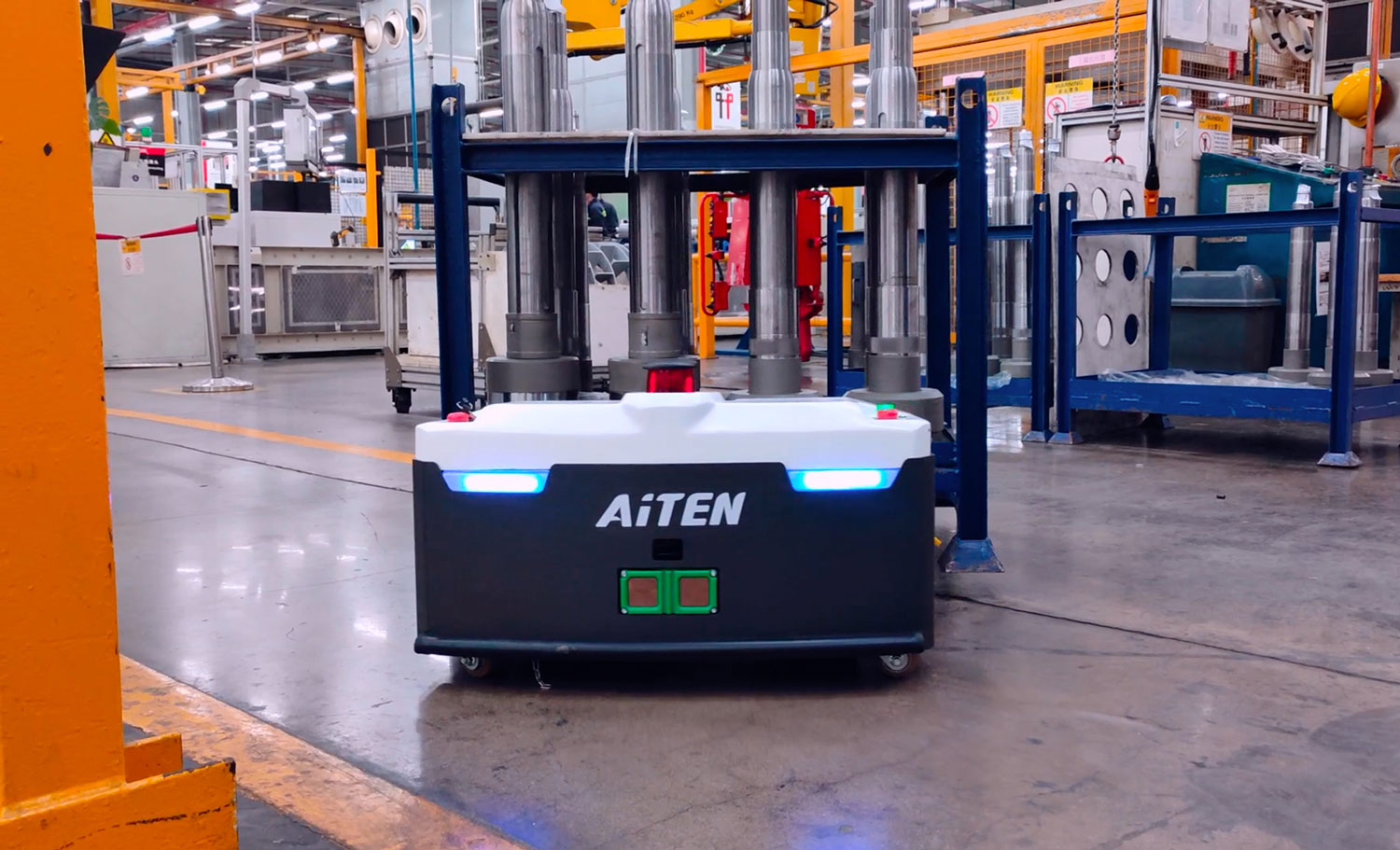 九游JIUYOU娱乐AGV机器人助企业复工